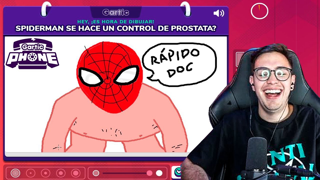 JUANSGUARNIZO JUGANDO GARTIC PHONE CON CRISTI, MAYICHI, CAROLA,TANIZEN, AXO, CRY, POL, ELI | PARTE 4