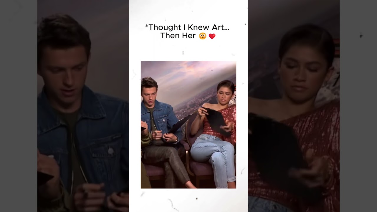 Thought I Knew Art&hellip; Then Her 😳❤️ #Tomdaya #TomHolland #Zendaya