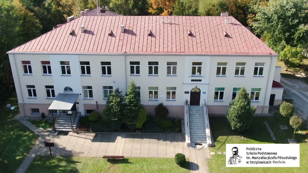 PSP Strzyzewice Rechta z lotu ptaka