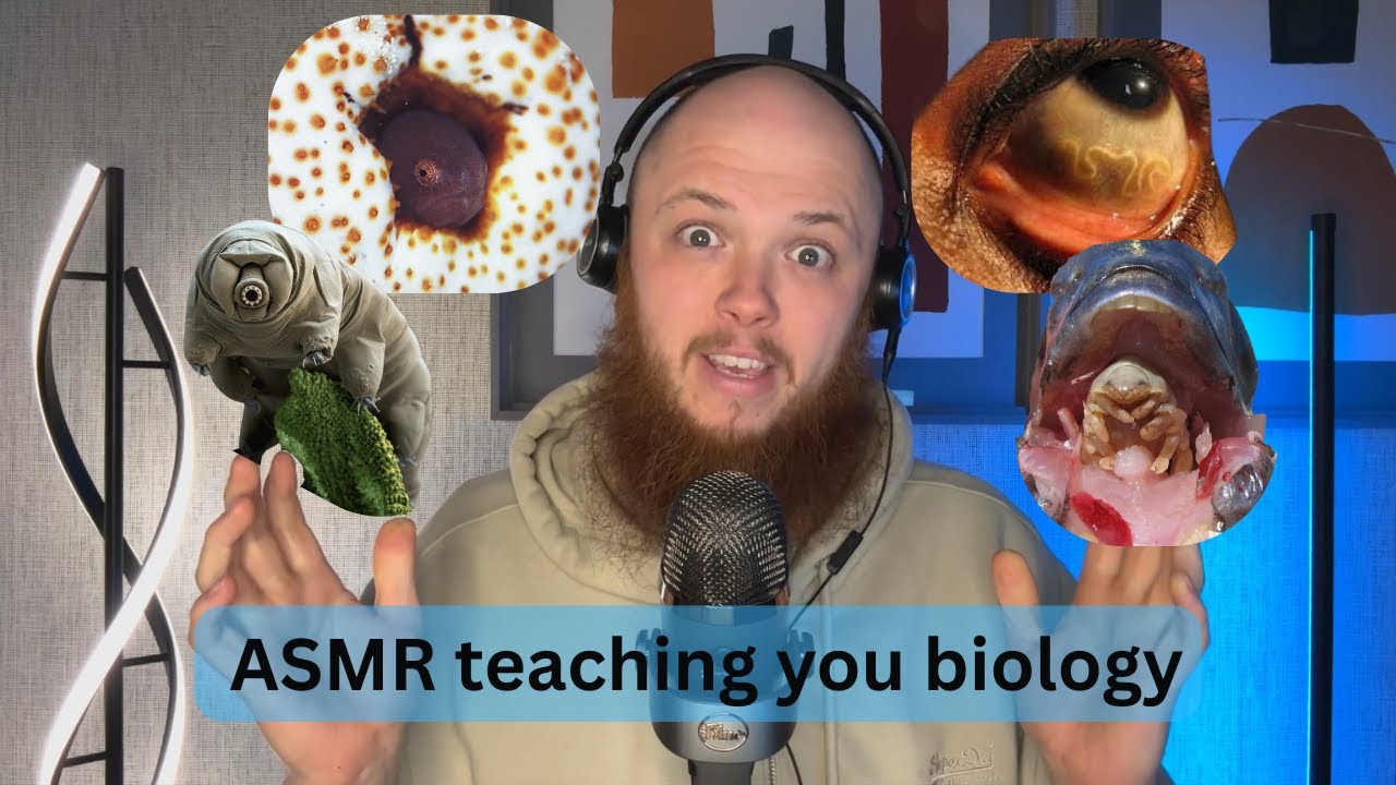 ASMR teaching you WEIRD biology | Relax and learn (close whispers)