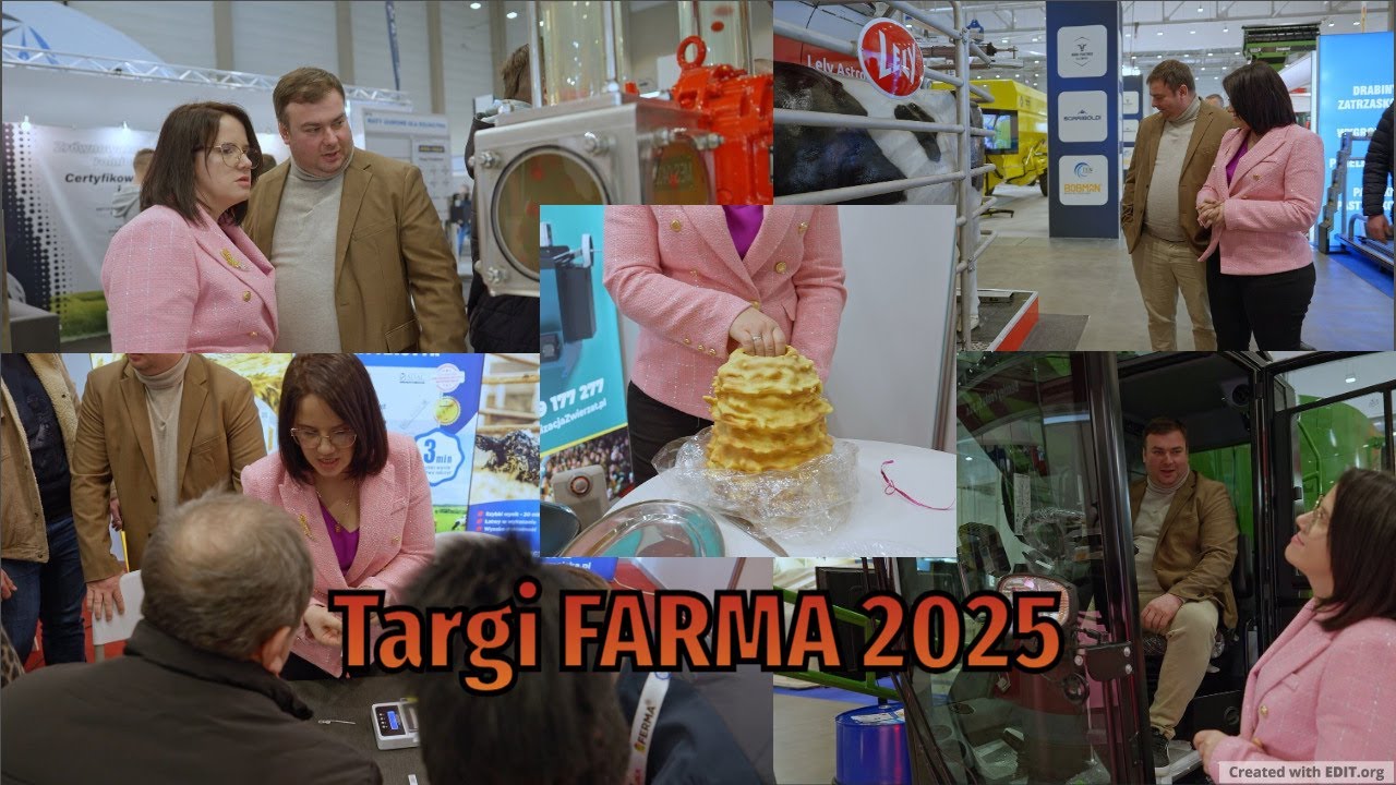 Rolnicy z Podlasia na Targach Łódź 2025 Nowości Spotkania i Testy Mleka! Justyna i Łukasz