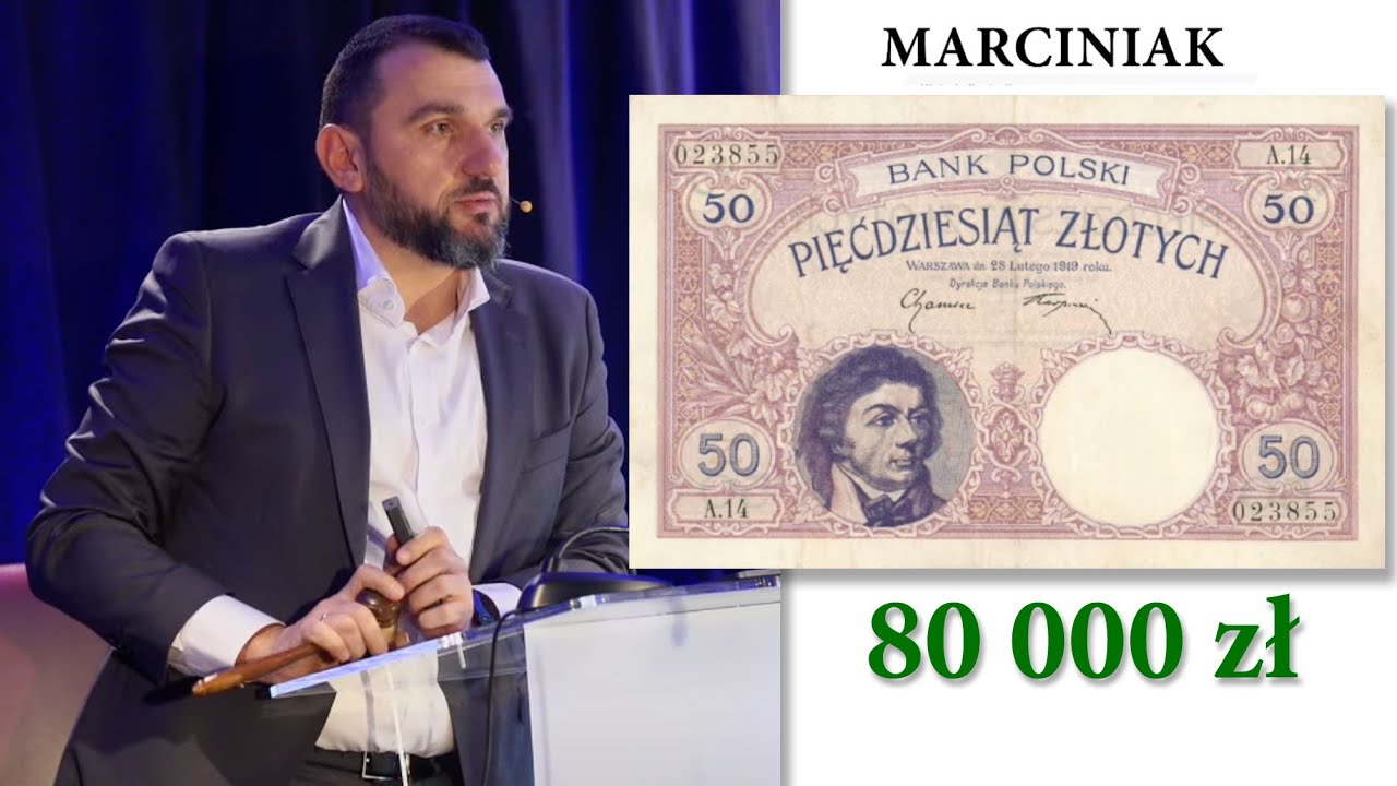 Licytacja banknotów polskich na Aukcji 20 - wiosennej '23