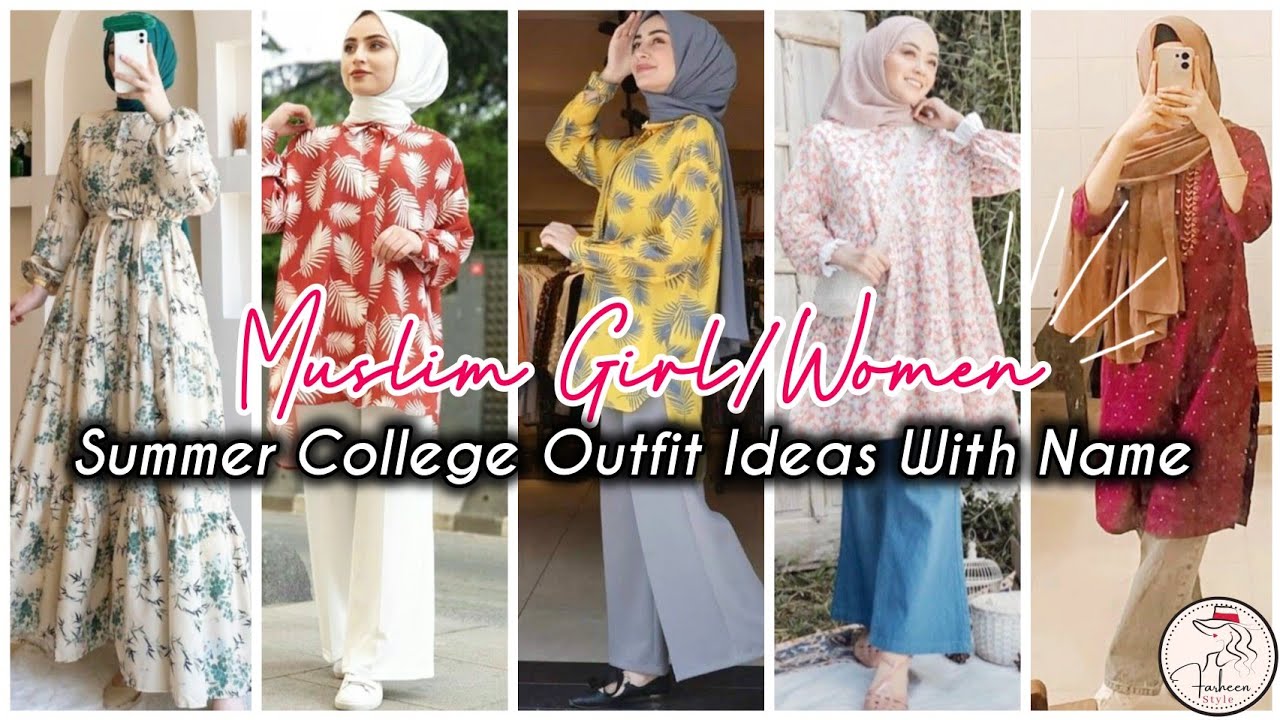 💯Muslim Girl Dress Style for College/muslim girl outfit ideas/hijab dress/muslim girl outfit name