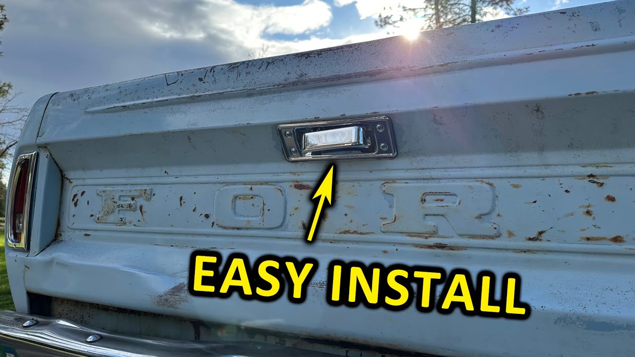 How to Replace the Tailgate Latch on a F100 or F250