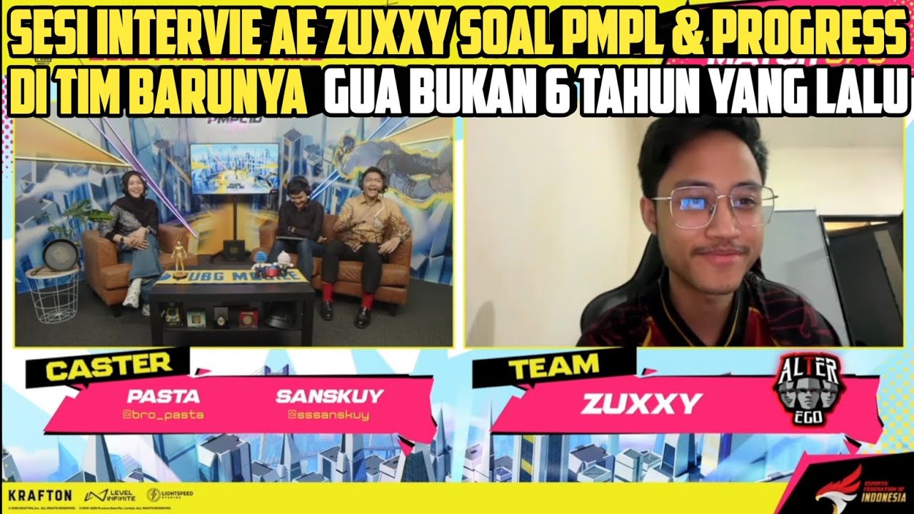 SESI INTERVIEW AE ZUXXY SOAL PMPL ID & PROGRESS DI TIM BARUNYA - PUBG MOBILE