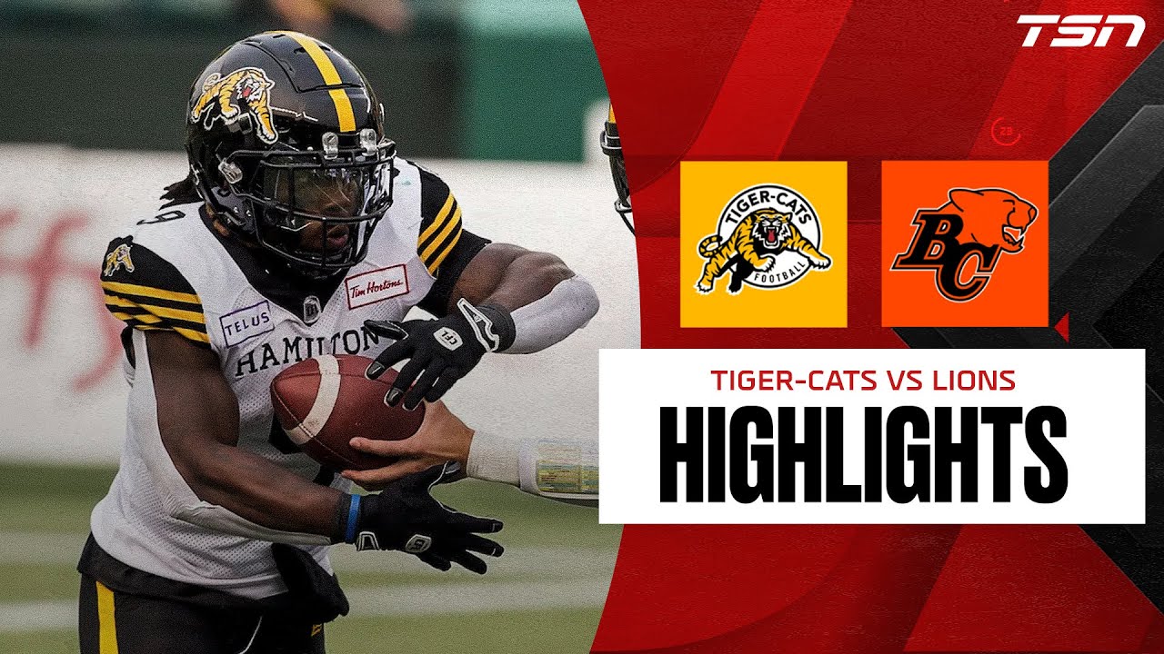 CFL Week 12: Hamilton Tiger-Cats vs. BC Lions - Full Highlights