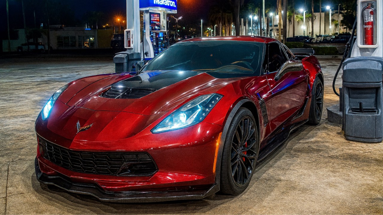 4AM CITY DRIVE POV (LOUD CORVETTE Z06)