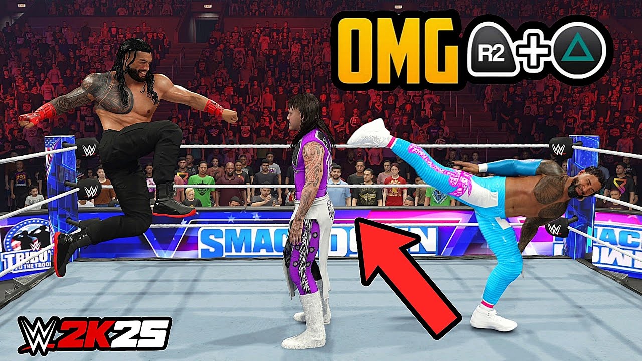 WWE 2K25: Самые НЕВЕРОЯТНЫЕ комбинации завершающих приемов! (Чистый хаос)