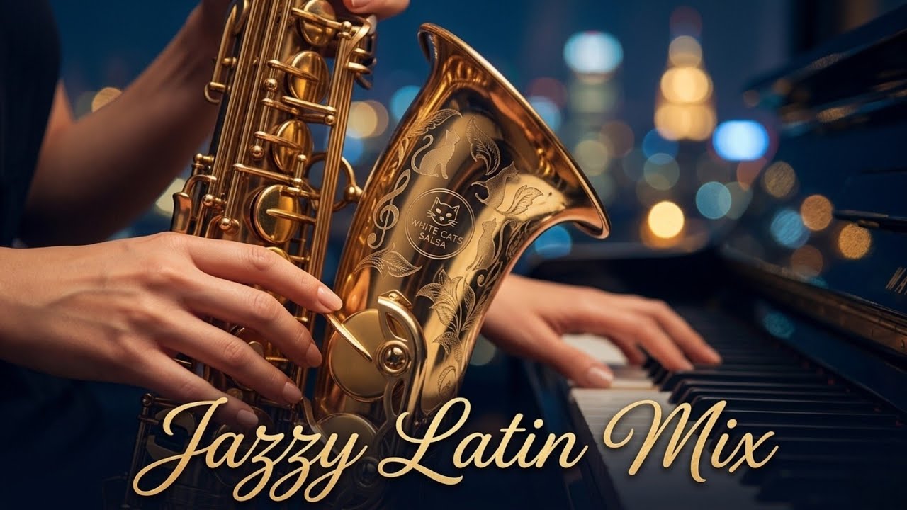 WHITE CATS JAZZY LATIN MIX 🎶 Jazzy Vocals & Saxophone Smooth relax for a Chilled Vibe and work