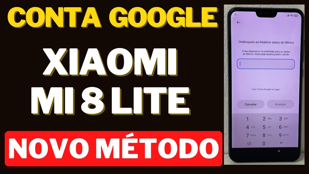 ELIMINAR Conta google XIAOMI MI 8 lite EM MENOS DE 4 MINUTOS (SUPER FACIL)