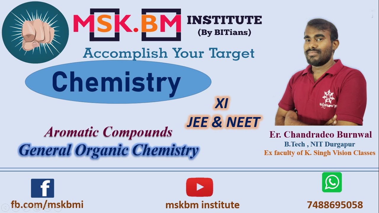 Aromatic compound , General Organic Chemistry , For Board , JEE & NEET