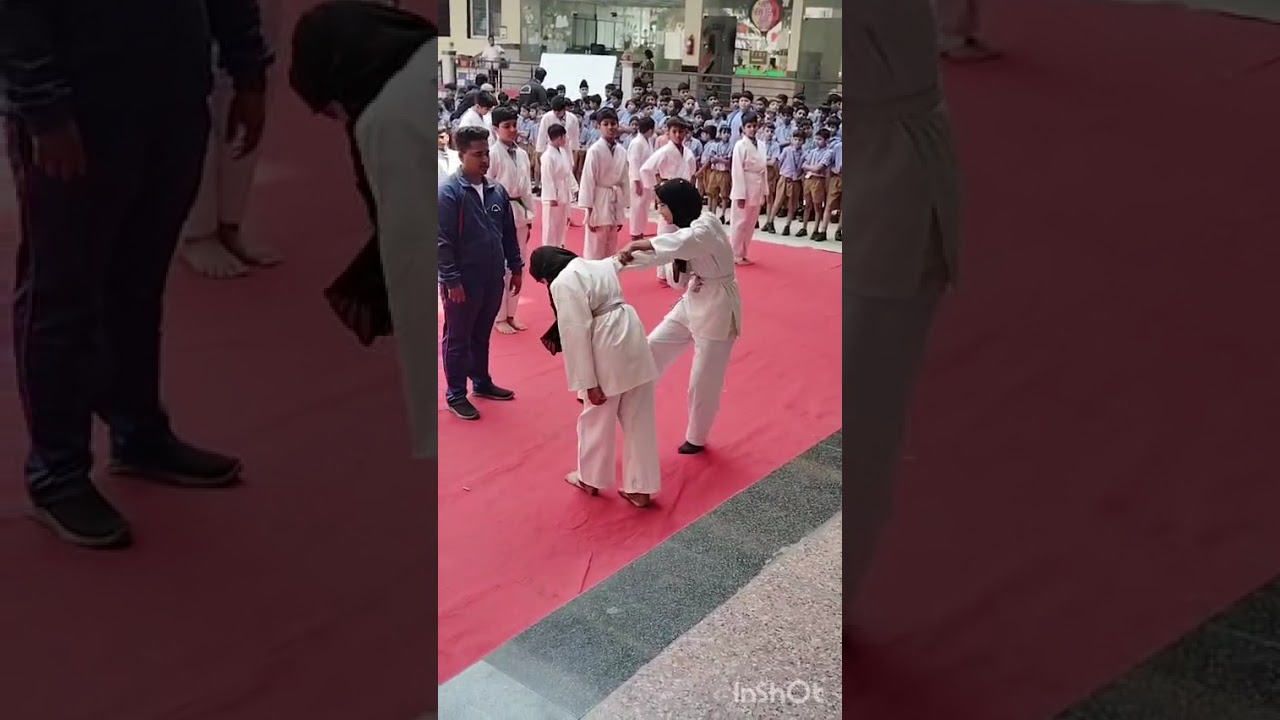 Proud moments at TPHS Shastripuram Branch as students participated in the Karate Physical Exam