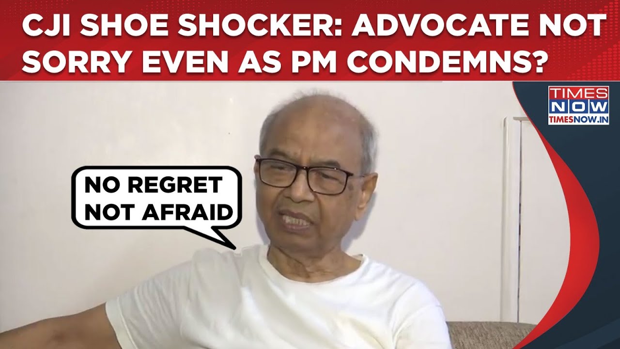 CJI Shoe Shocker: Advocate Behind Attack Bid 'Not Sorry', Says This Even As PM Modi Condemns| Watch