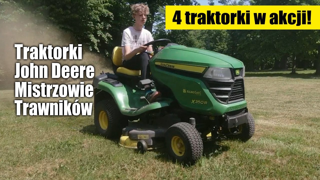 Traktorki John Deere – mistrzowie trawników