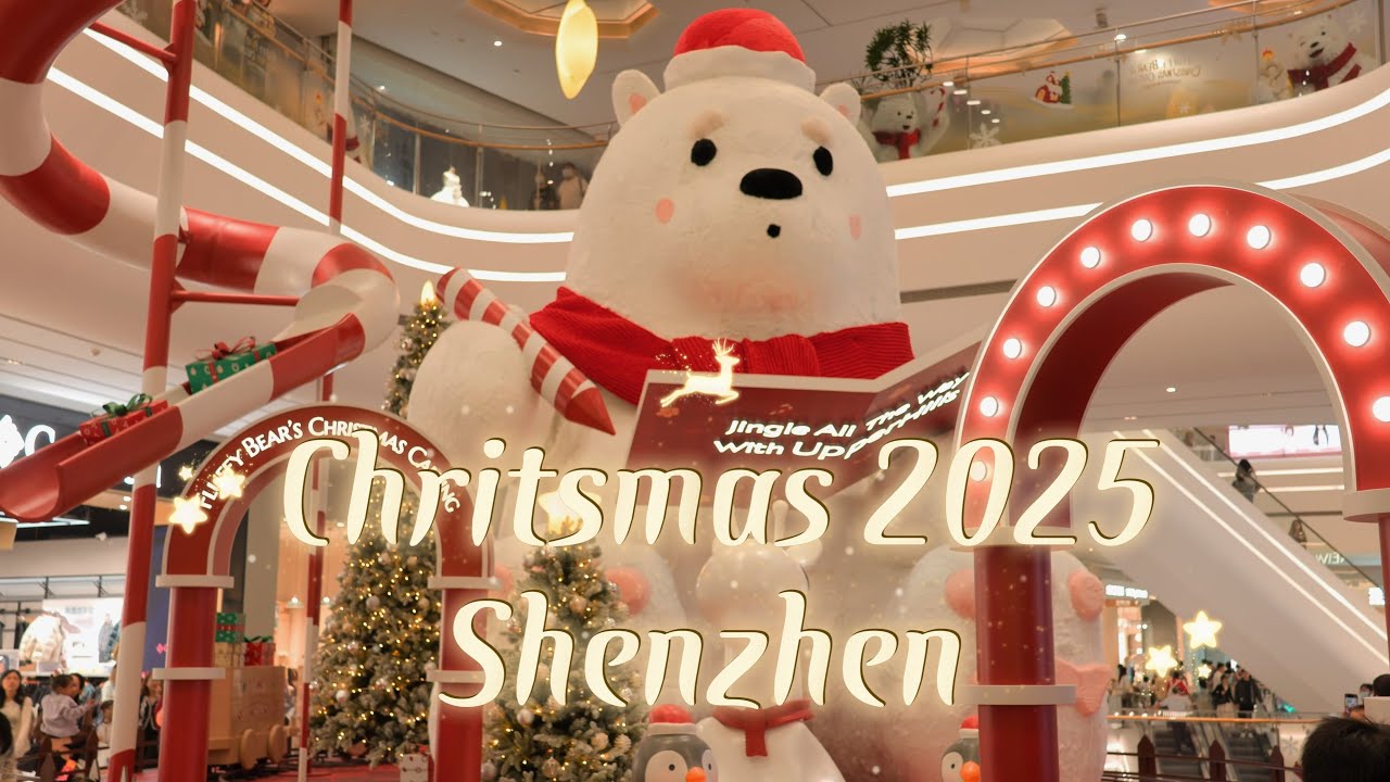 [4K]Amazing  Christmas Decor in Shenzhen china🎄