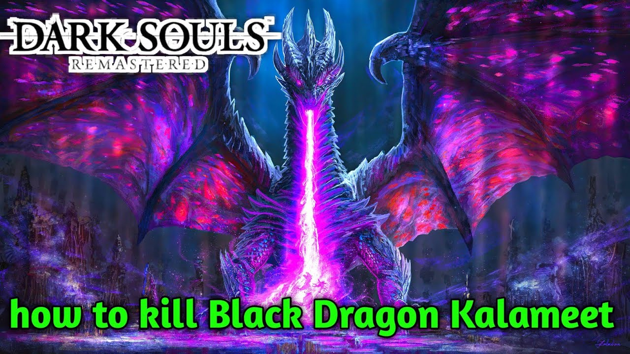 How To Kill Black Dragon Kalameet | Dark Souls 1 |Boss Fight | Pc Villan Tamil| #darksouls #tamil 