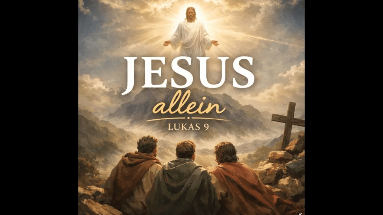Jesus allein (Lukas 9)