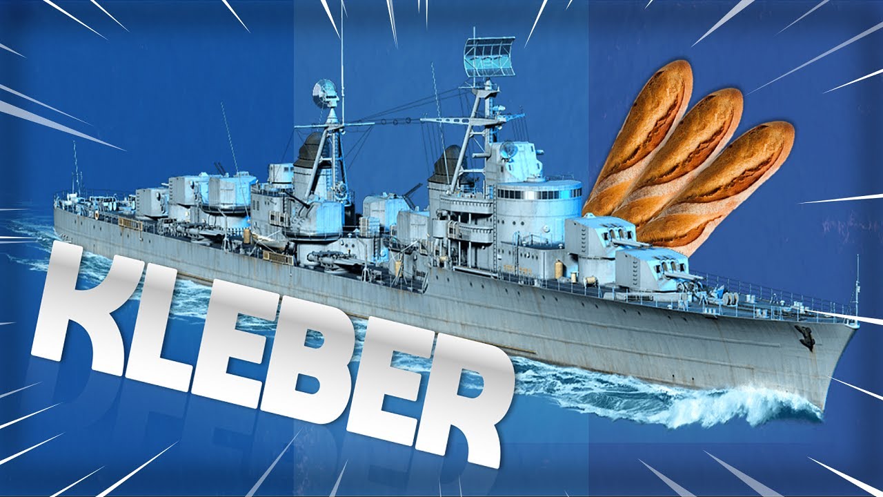 Kleber is an absolute DEMON in World of Warships Legends
