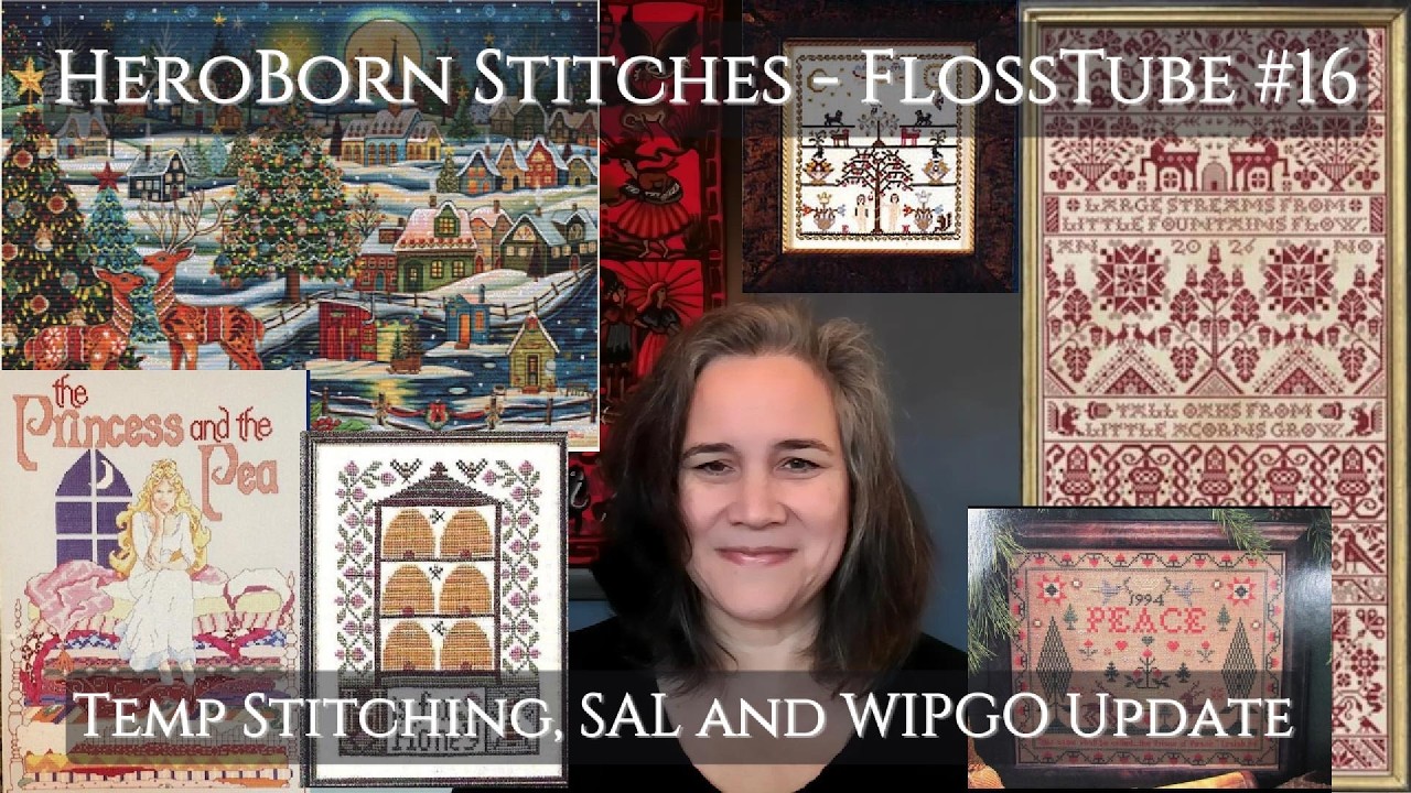 FlossTube #16 | Temperature Stitching and SAL Progress, WIPGO Goal Update & A Special Thank You!