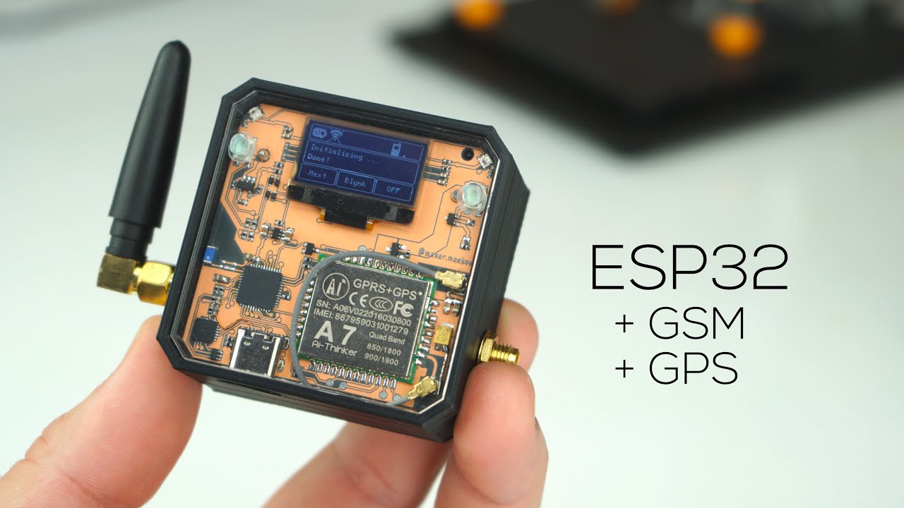 I've built a GPS tracker with ESP32 | soldering, assembly & first test | makermoekoe