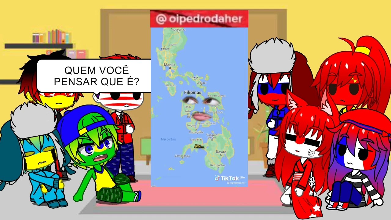 países reagindo ao seus tiktok (parte 10)