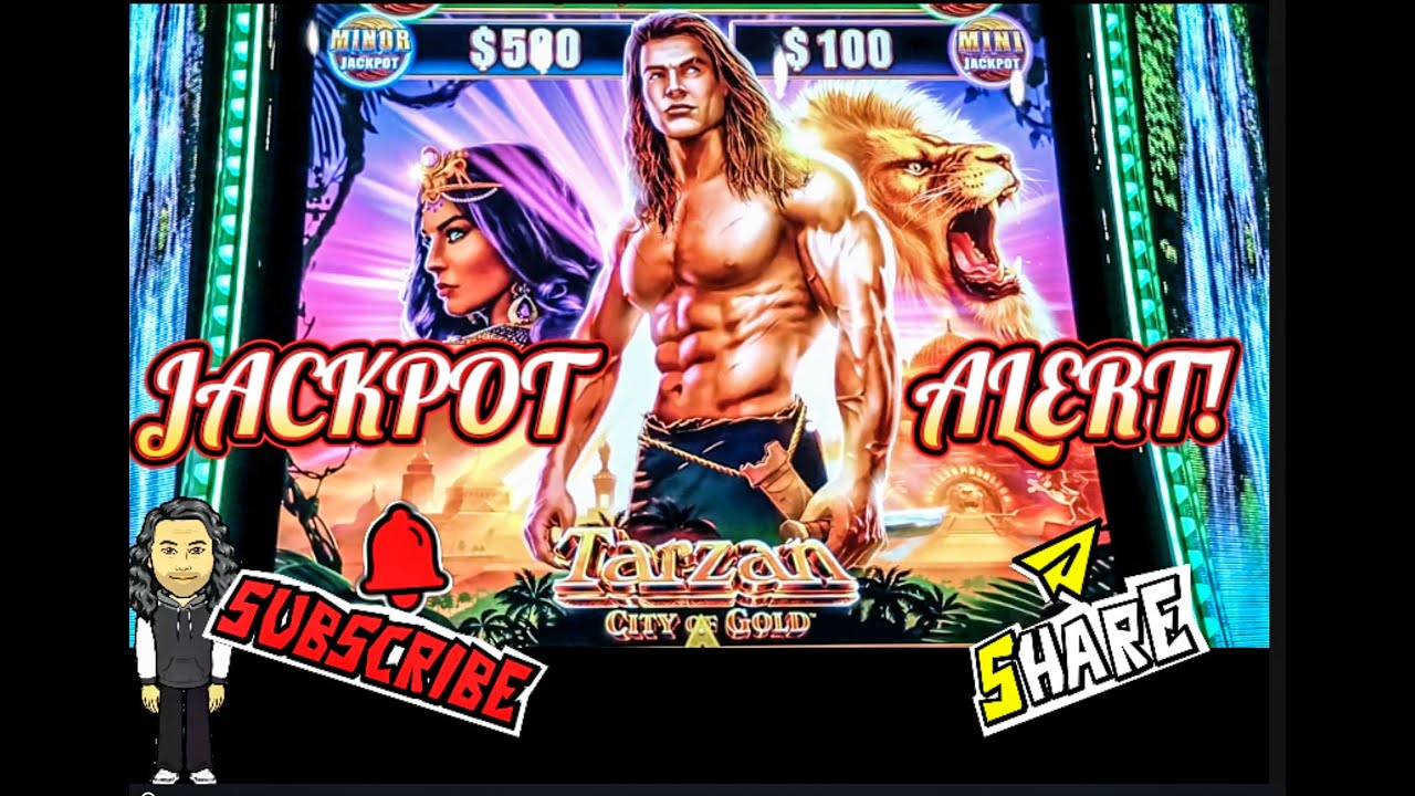 First Jackpot in Vegas @mgmgrandlv on Tarzan City if Gold Slot Machine #slot #slotjackpot #casino