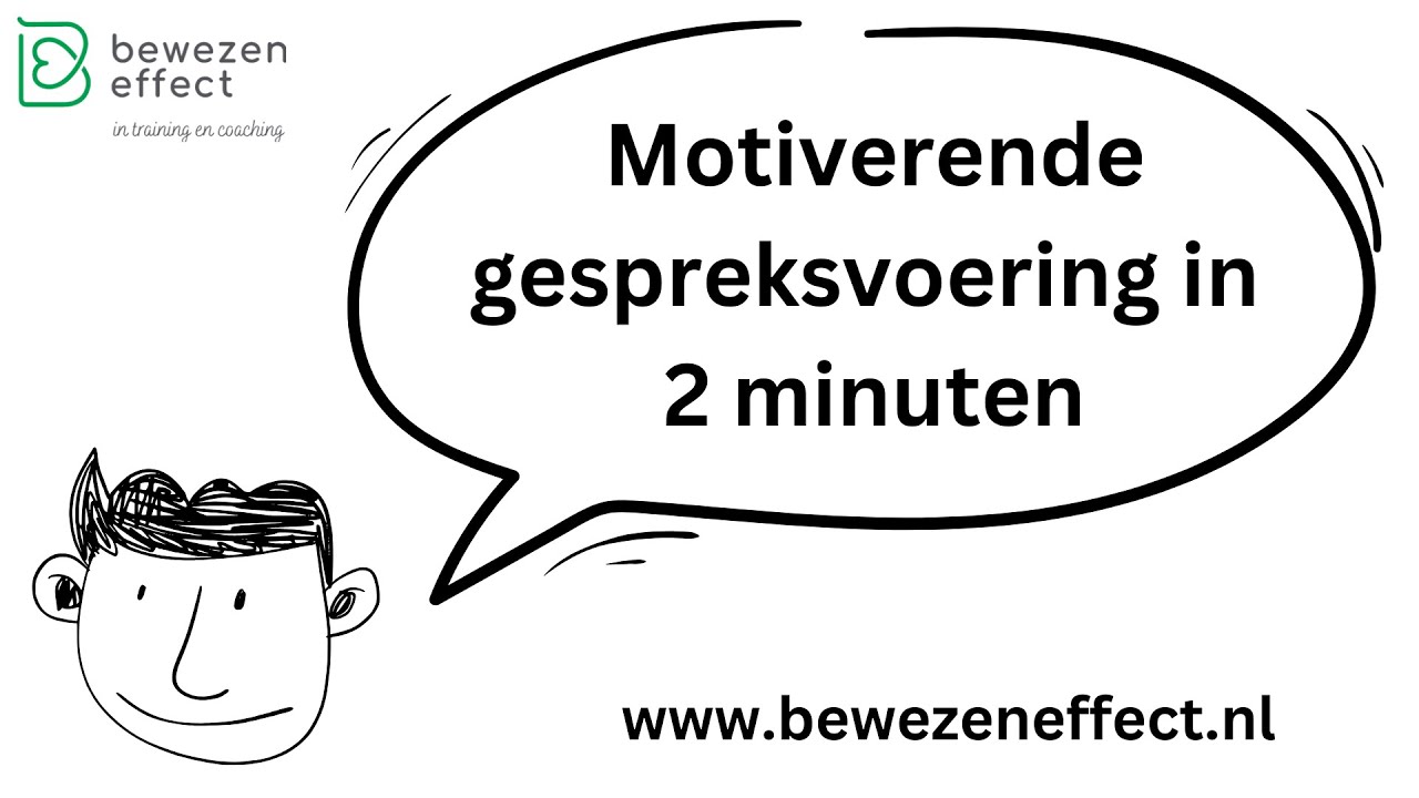 Motiverende gespreksvoering in 2 minuten (animatie)