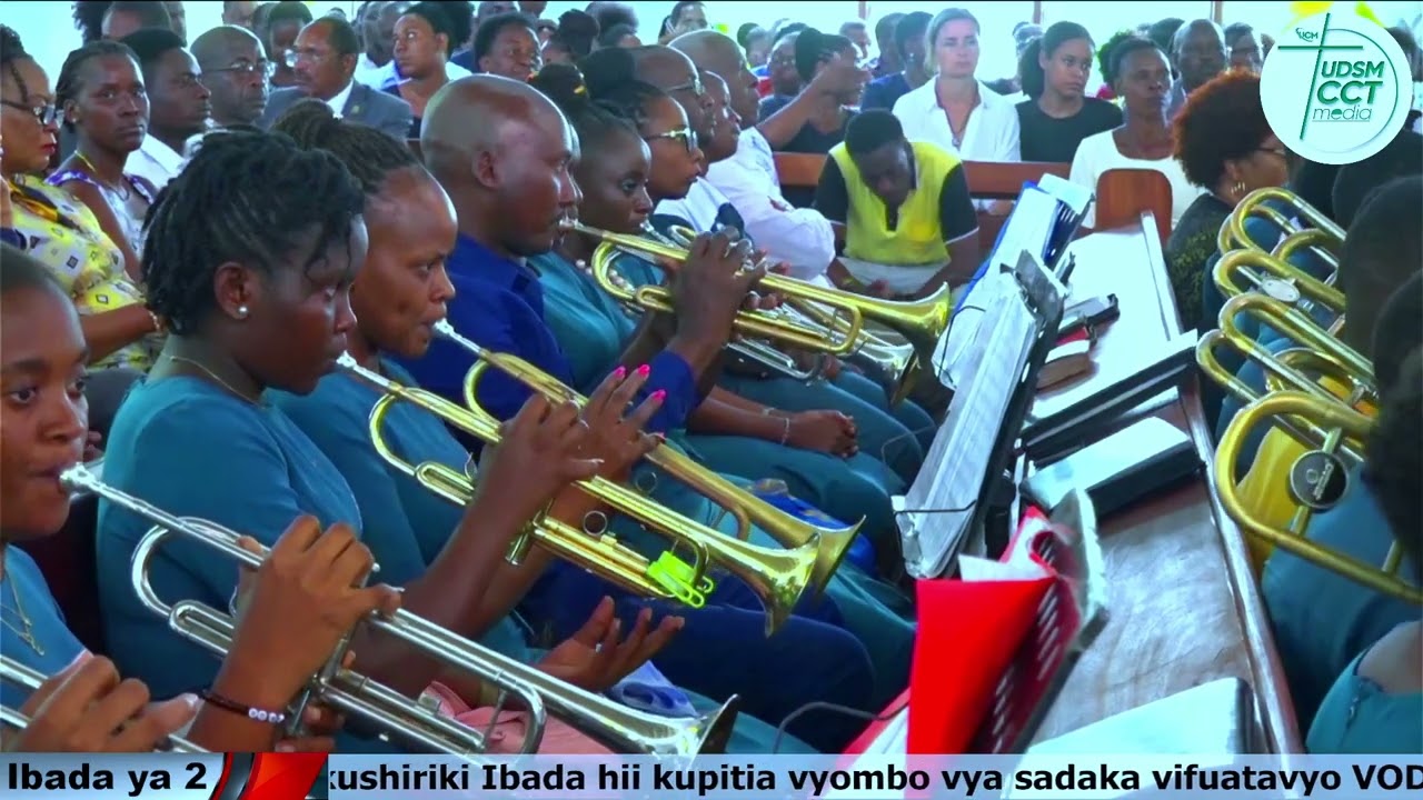 Kwaya ya matarumbeta kutoka KKKT Boko wakihudumu katika ibada ya 2 UDSM CCT Chaplaincy 27.08.2023.