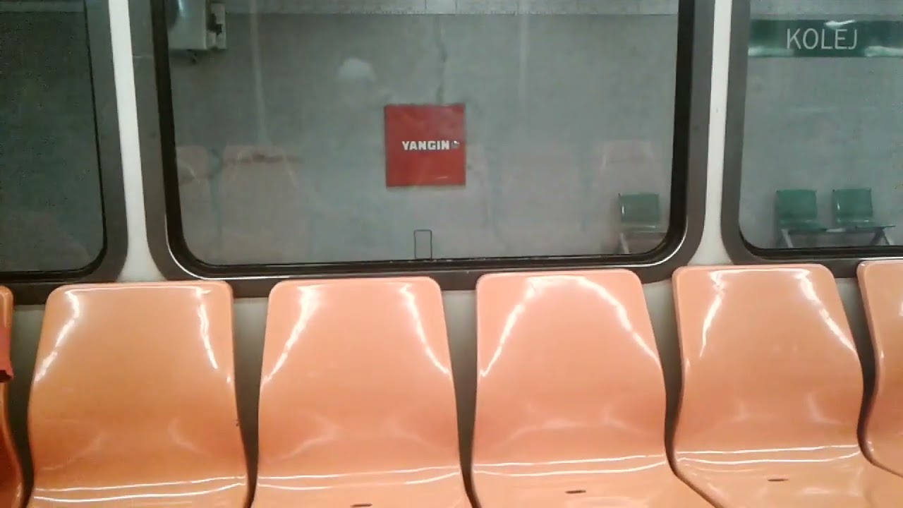 ANKARAY HAFİF METROSU KIZILAY DİKİMEVİ ARASI YOLCULUK YOLCU KAMERASINDAN