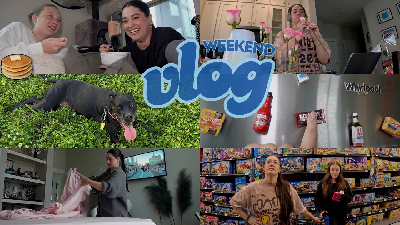 spend the weekend with us! Costco run, making fridge magnets, and more ❤️