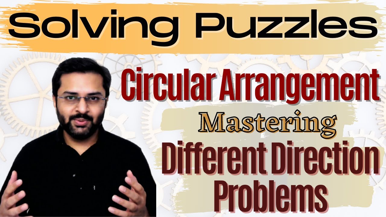 Circular Arrangement (Different Directions) | Puzzle for SBI PO