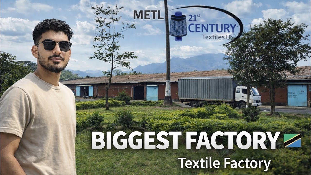 Inside Tanzania’s Biggest Textile Factory 🇹🇿 | METL Factory Tour