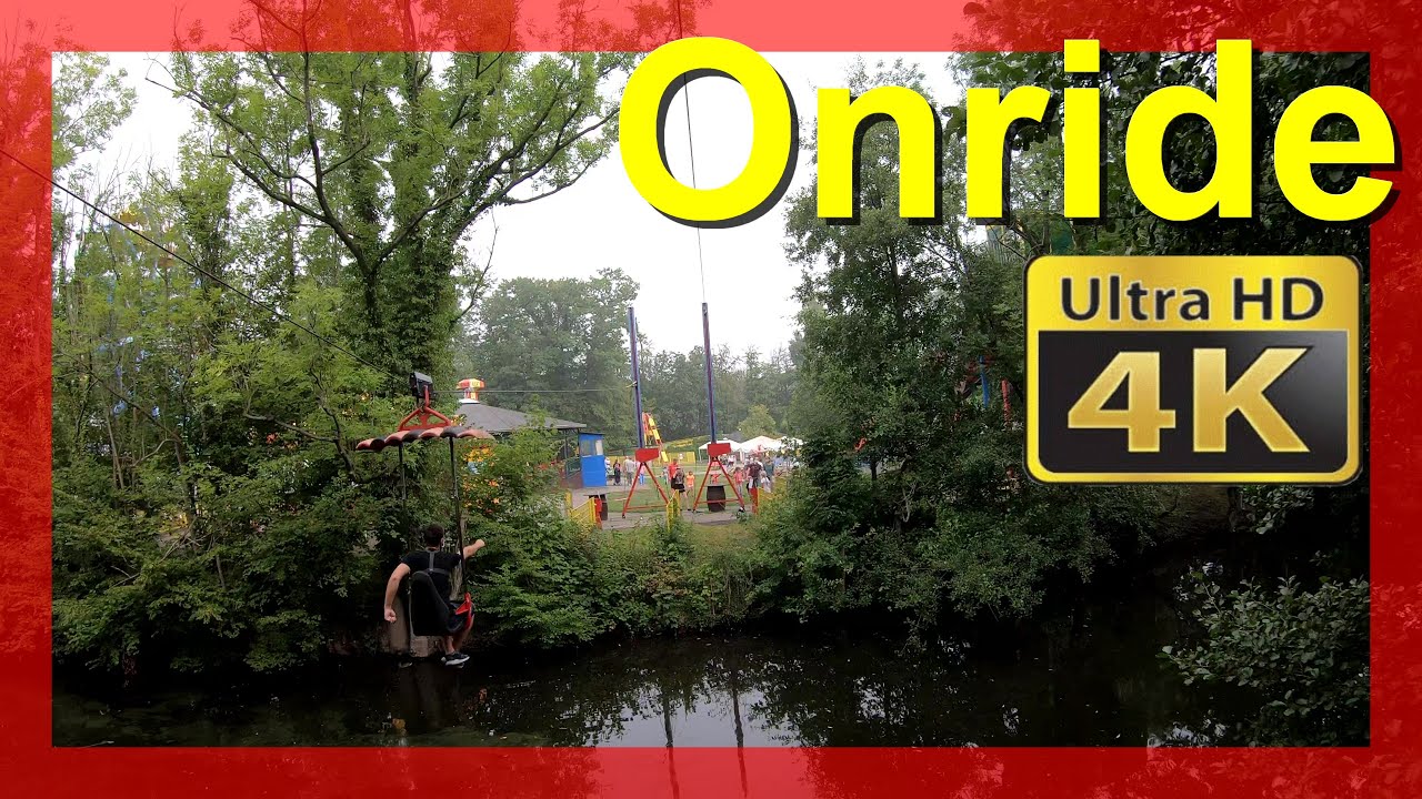 Seilbahn Onride (POV) Video Schloss Beck Freizeitpark NRW – Sunkid Heege Skydive Ride 4K Schloß Beck