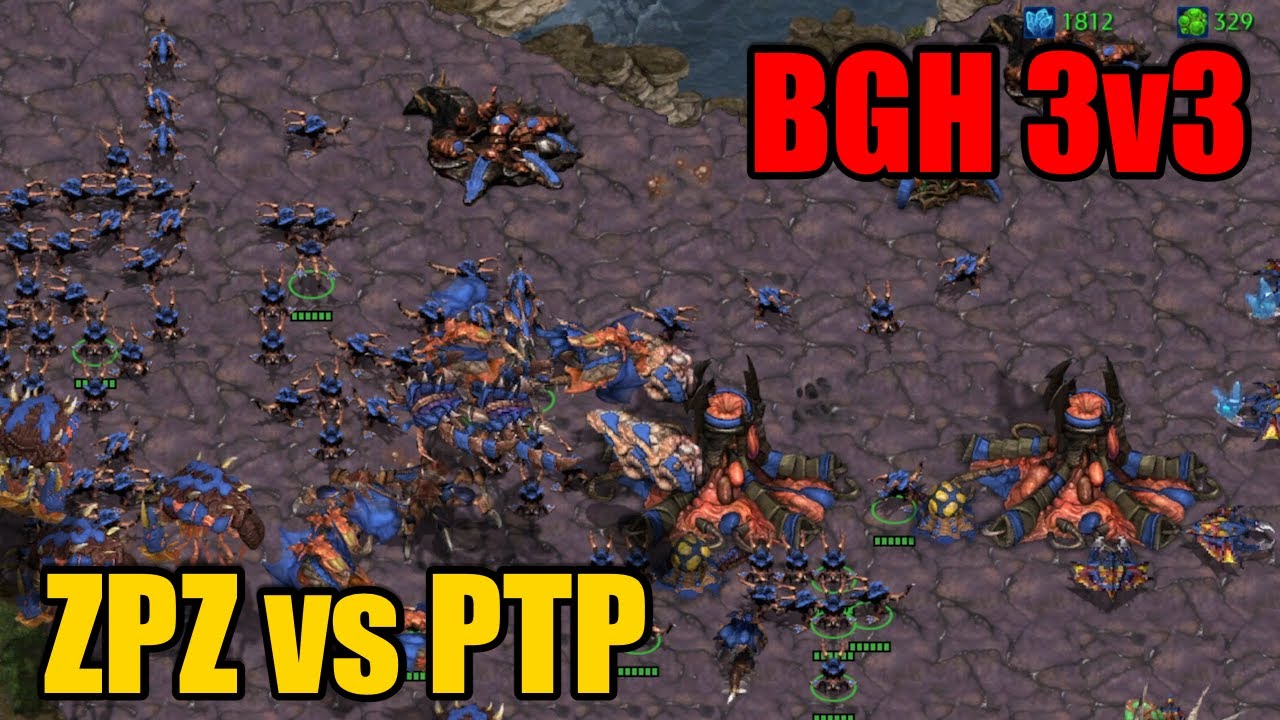 StarCraft BGH 3v3 | Big Game Hunters | Brood War | TeamPlay
