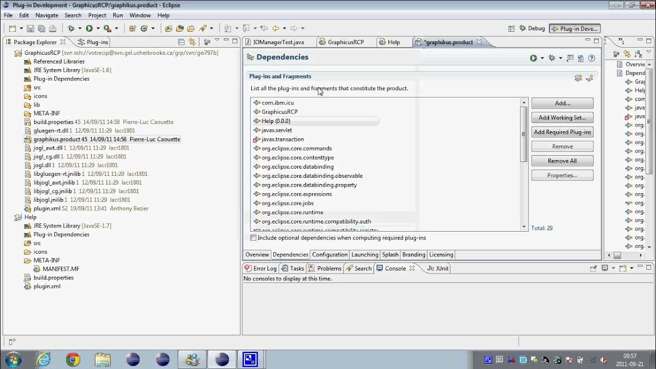Add plug-in project in Eclipse RCP