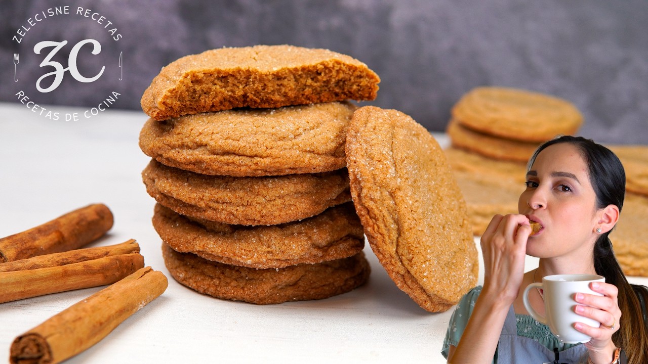 Galletas de Canela | No podrás tomar café sin ellas | Suavecitas y Deliciosas 🍪🍪