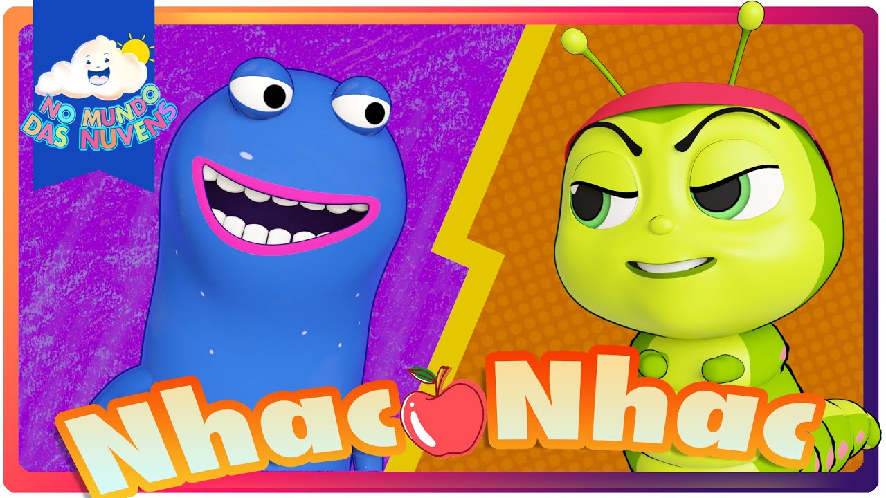 Me da um Peda&ccedil;o A&iacute; 🍏🐛| M&uacute;sica Infantil e Desenho Animado | No Mundo das Nuvens