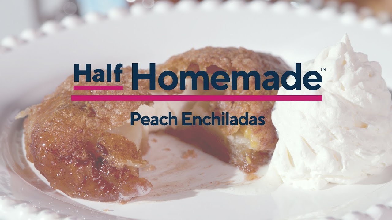Peach Enchiladas | Half Homemade