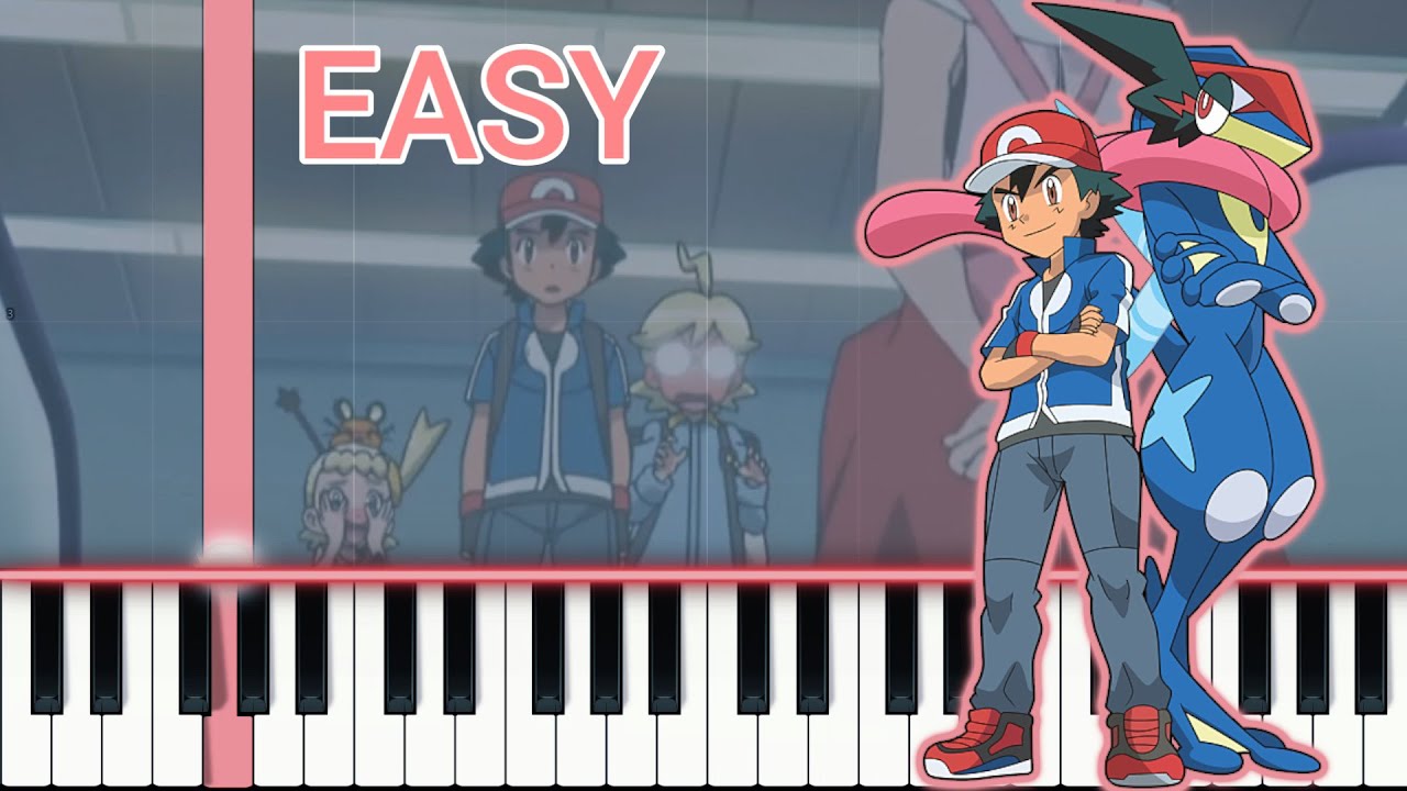 Pokemon XYZ Theme Song | Easy Piano Tutorial | Simple Piano