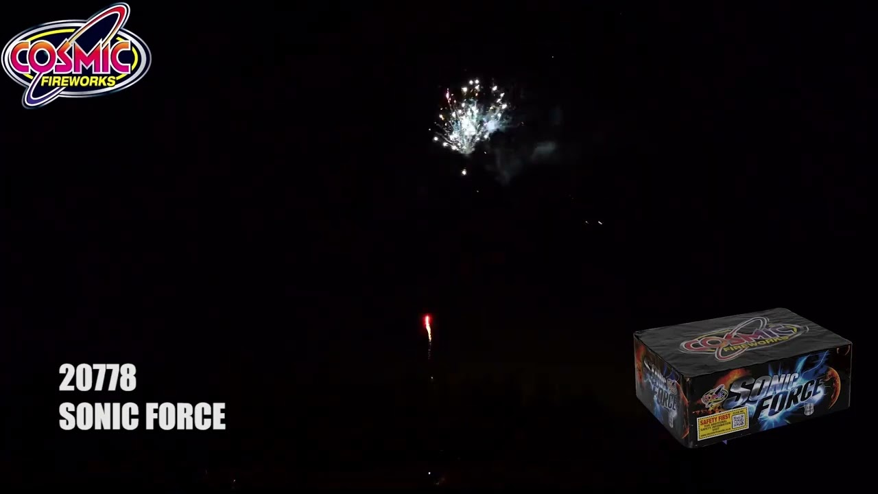 Sonic Force 130 shots Cosmic Fireworks from The Fireworks Shop