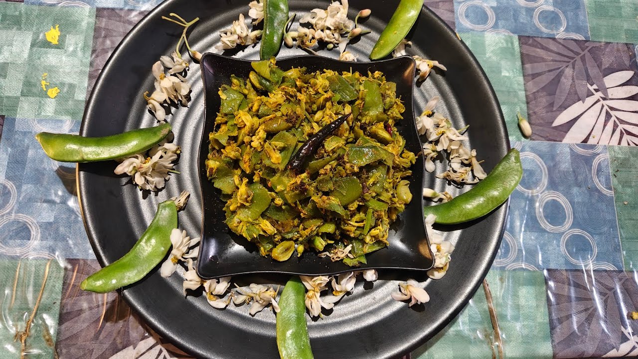 সোজনে ফুল সিম ভাজি রেসিপি /sojne ful sim vaji recipe basanto kale khub upokari khabar presents by AR