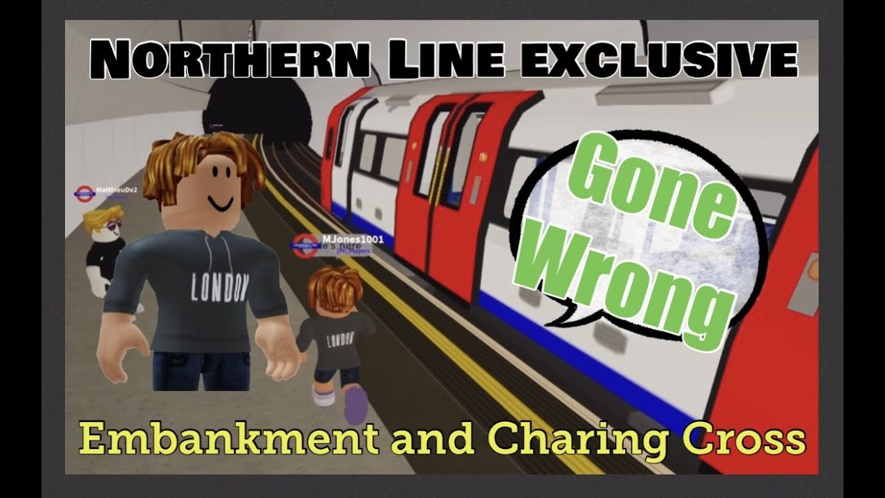 **Northern Line EXCLUSIVE ** ⚫️ Applesville special train *Gone Wrong* [LU Roblox]