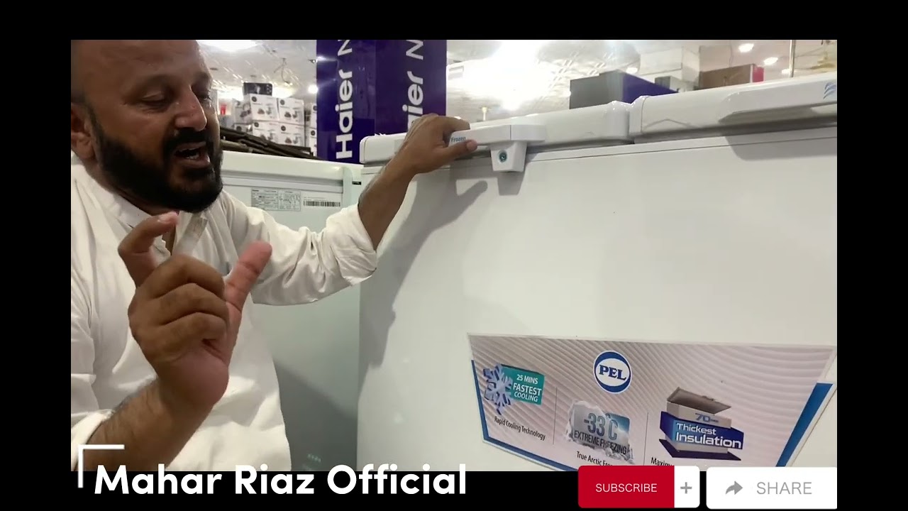 Pel Deepfreezer New Model 70135 New Model In Pakistan Tow Door Freezer ￼ inverter Full Jumbo Freezer
