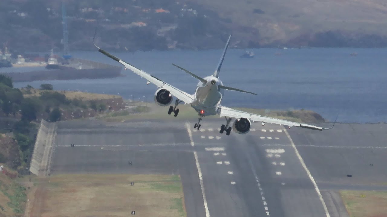 INCREDIBLE Go-Arounds at Madeira Airport