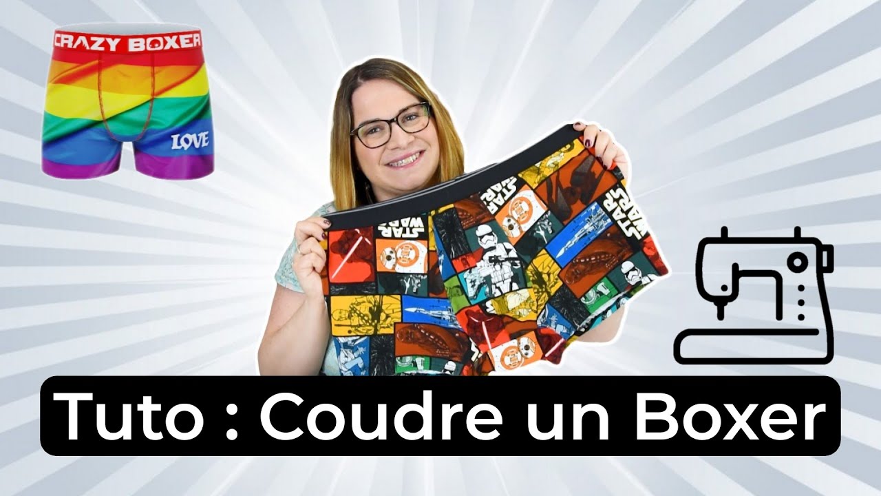 TUTO Couture Facile & Rapide : Coudre un BOXER CONFORTABLE pour Homme / By PopO