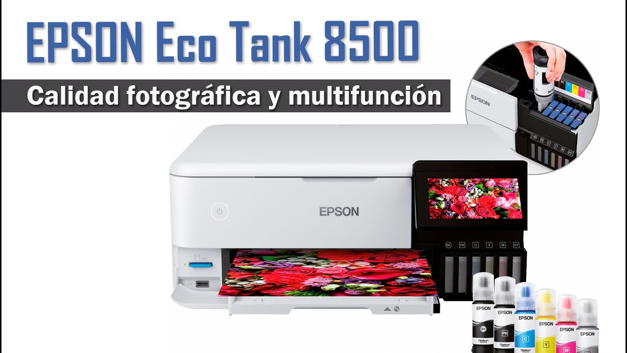 Impresora Epson 8500, calidad fotográfica y multifunción