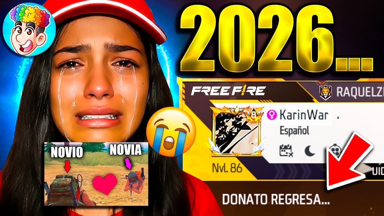 LA CUENTA DE LA "PRIMERA NOVIA" DE DONATO EN FREE FIRE 2026!!