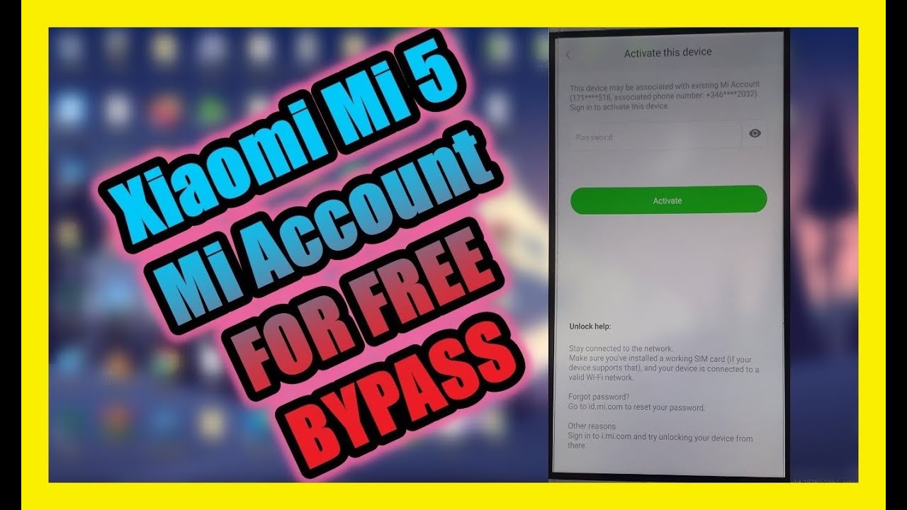 Xiaomi MI 5 mi account remove & google Account bypass For Free all MIUI Version