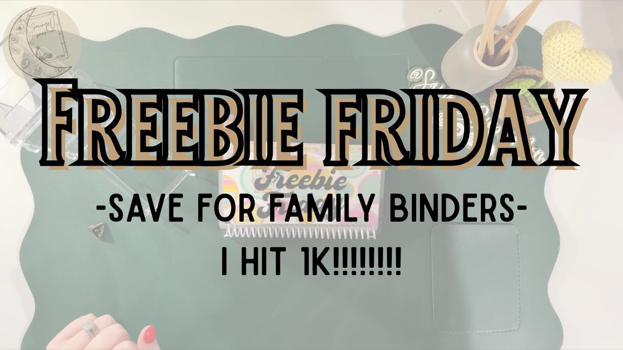 Freebie Friday | Last Savings of January | Saving for Family Binders and Sinking Funds