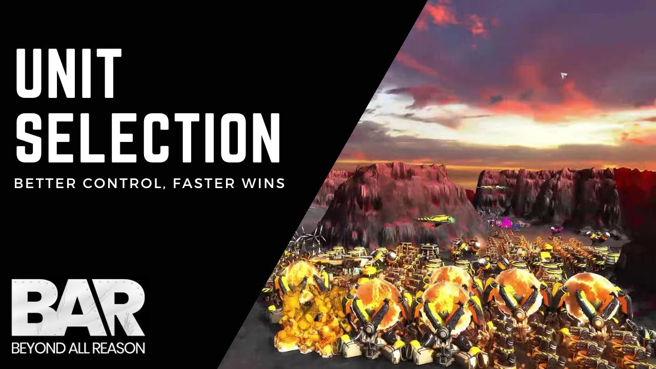Master Unit Selection in Beyond All Reason (BAR) – Tips & Shortcuts